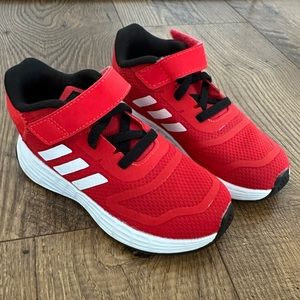 Toddler Red Adidas Sneakers Size 8